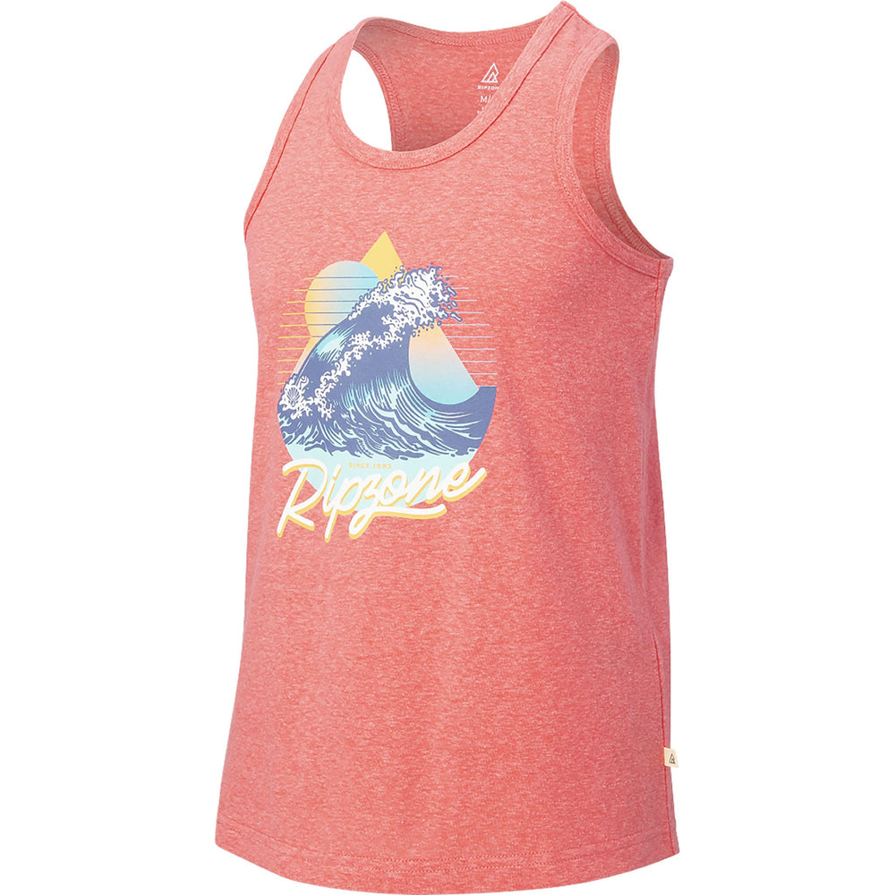 
            
                Load image into Gallery viewer, Ripzone Girl&amp;#39;s 30 Years Sunbury Graphic Tank - Sun Kissed Coral
            
        
