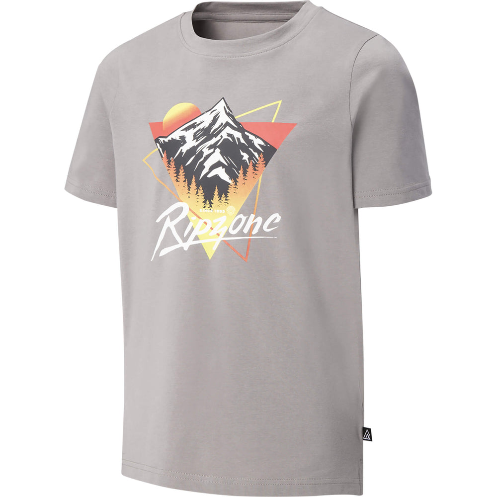 90s Ripzone Ripzone Boy's 30 Years Carsten Graphic Tee - Gray Flannel
