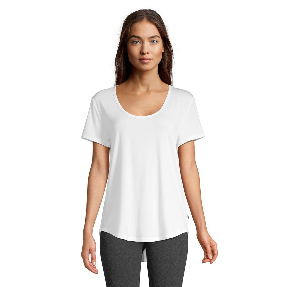 Ripzone Women's Citron Scoop Neck T-Shirt - White