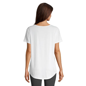 
            
                Load image into Gallery viewer, Ripzone Women&amp;#39;s Citron Scoop Neck T-Shirt - White
            
        