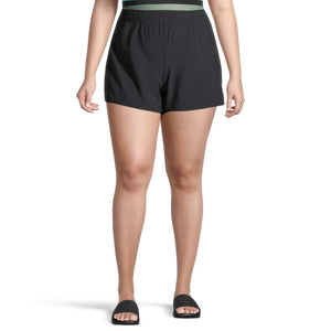 Ripzone Women's Plus Kennedy Pull On Board Short - Black