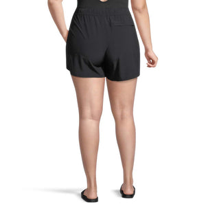Ripzone Women's Plus Kennedy Pull On Board Short - Black