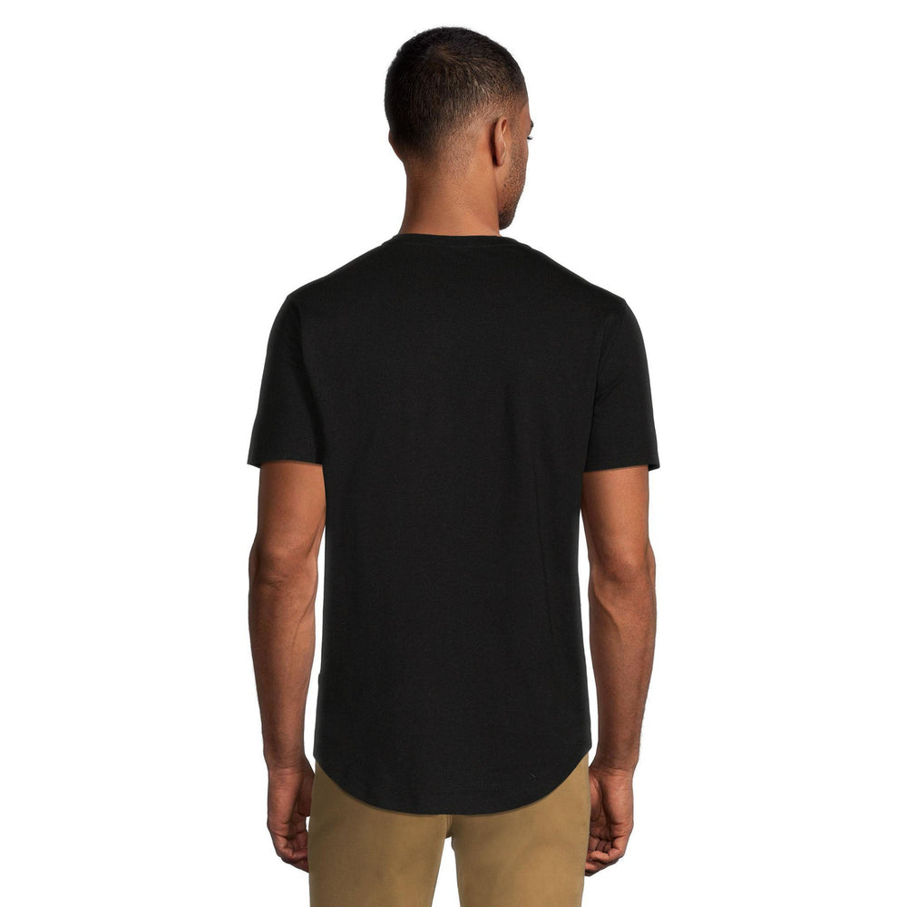 Ripzone Men's Maestro Curved Hem T-Shirt - Black