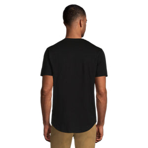 Ripzone Men's Maestro Curved Hem T-Shirt - Black