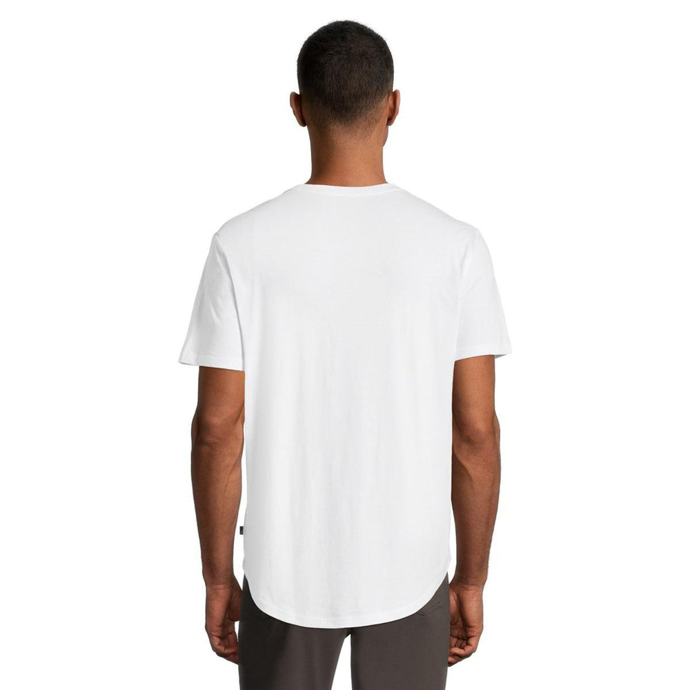 Ripzone Men's Maestro Curved Hem T-Shirt - White