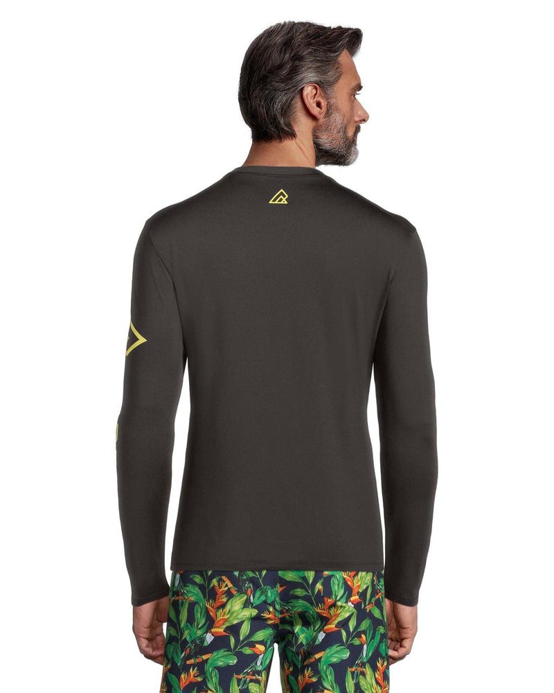 Polar Ripzone Ripzone Men's Laine Long Sleeve Rashguard - Black