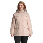 Ripzone Women's Plus Whitewater Spring Parka - Cameo Rose