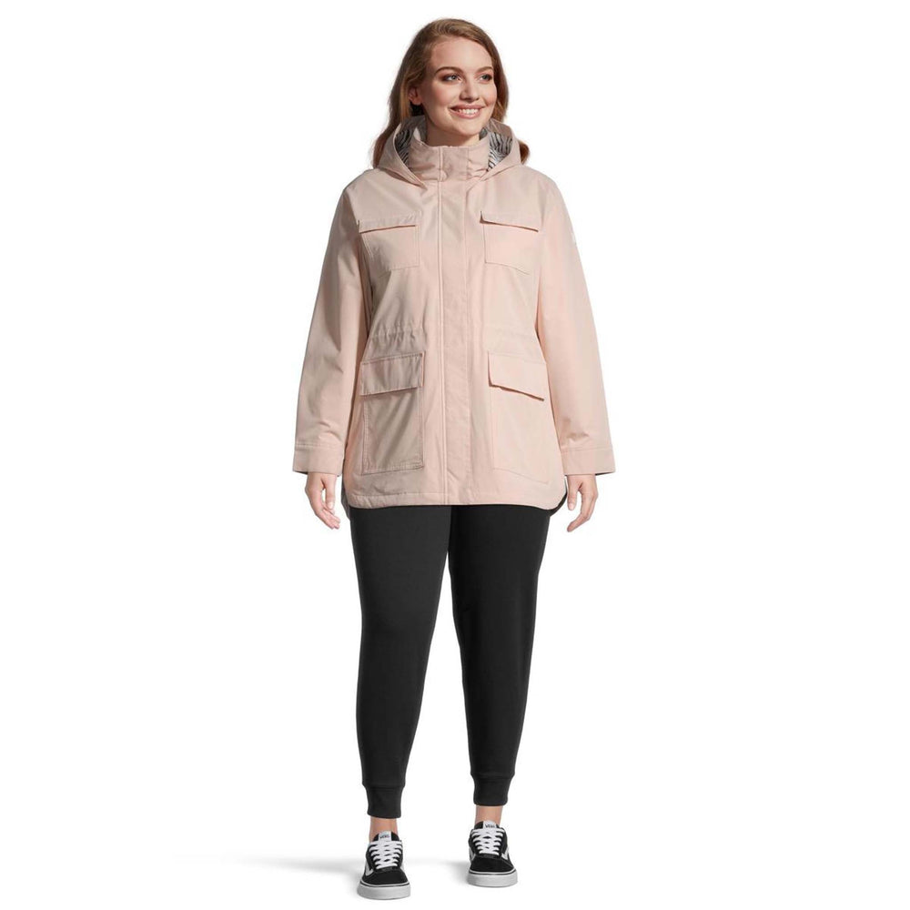 
            
                Load image into Gallery viewer, Ripzone Women&amp;#39;s Plus Whitewater Spring Parka - Cameo Rose
            
        
