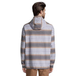 Ripzone Men's Dryden Pullover Hoodie - Grey Stripe