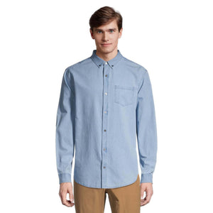 Ripzone Men's Bergen Denim Shirt - Light Blue Wash