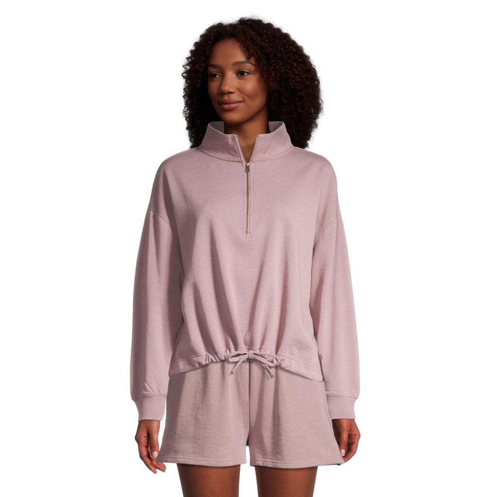 
            
                Load image into Gallery viewer, Ripzone Women&amp;#39;s Crescent Half Zip Sweater - Mauve
            
        