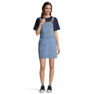 
            
                Load image into Gallery viewer, Ripzone Women&amp;#39;s Saratoga Overall Dress - Light Blue Denim
            
        