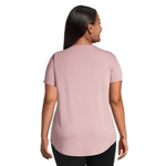 Ripzone Women's Citron Scoop Neck T-Shirt - Mauve