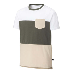 
            
                Load image into Gallery viewer, Ripzone Boys&amp;#39; Wolfe Colourblock T-Shirt - Cement
            
        