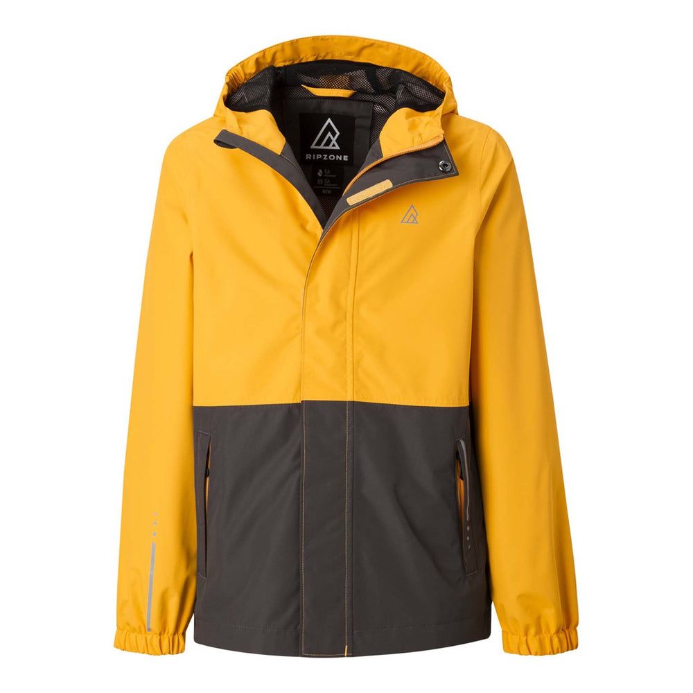 
            
                Load image into Gallery viewer, Ripzone Boys&amp;#39; Thunder Rain Jacket - Golden Fusion
            
        