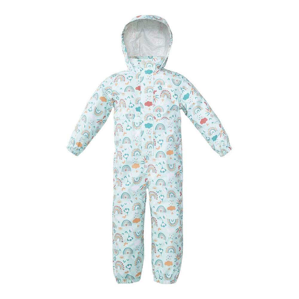 
            
                Load image into Gallery viewer, Ripzone Toddler Peaches Rainsuit - Rainbow Print
            
        