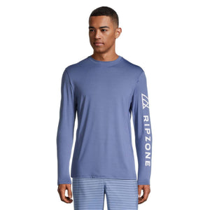 
            
                Load image into Gallery viewer, Ripzone Men&amp;#39;s Laine Long Sleeve Rashguard - Blue
            
        