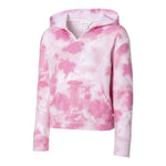 Ripzone Girls' Fairy French Terry Hoodie - Pink Tie Dye