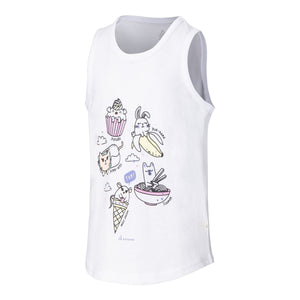 
            
                Load image into Gallery viewer, Ripzone Toddler Girls&amp;#39; Ace Graphic Tank - White
            
        