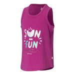 Ripzone Toddler Girls' Ace Graphic Tank - Fuschia Red