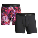 Ripzone Men’s Freestyle Underwear Boxer Brief 2 Pack - Palm/Black