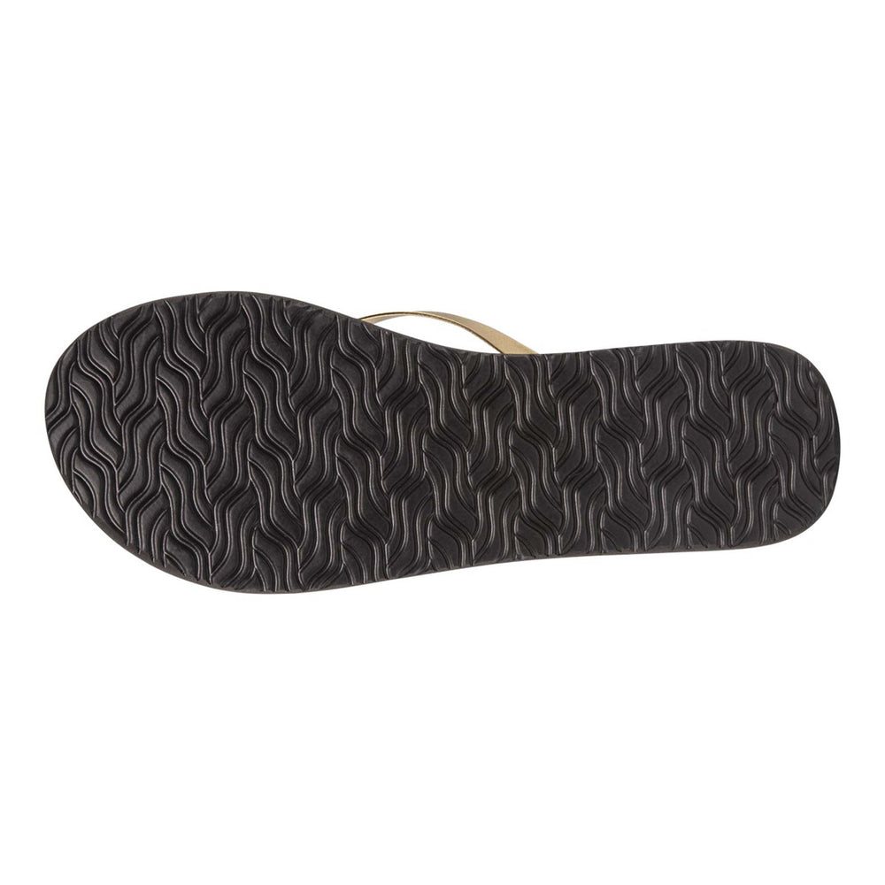 Ripzone Women's Marin Flip Flop Sandal - Black/Gold