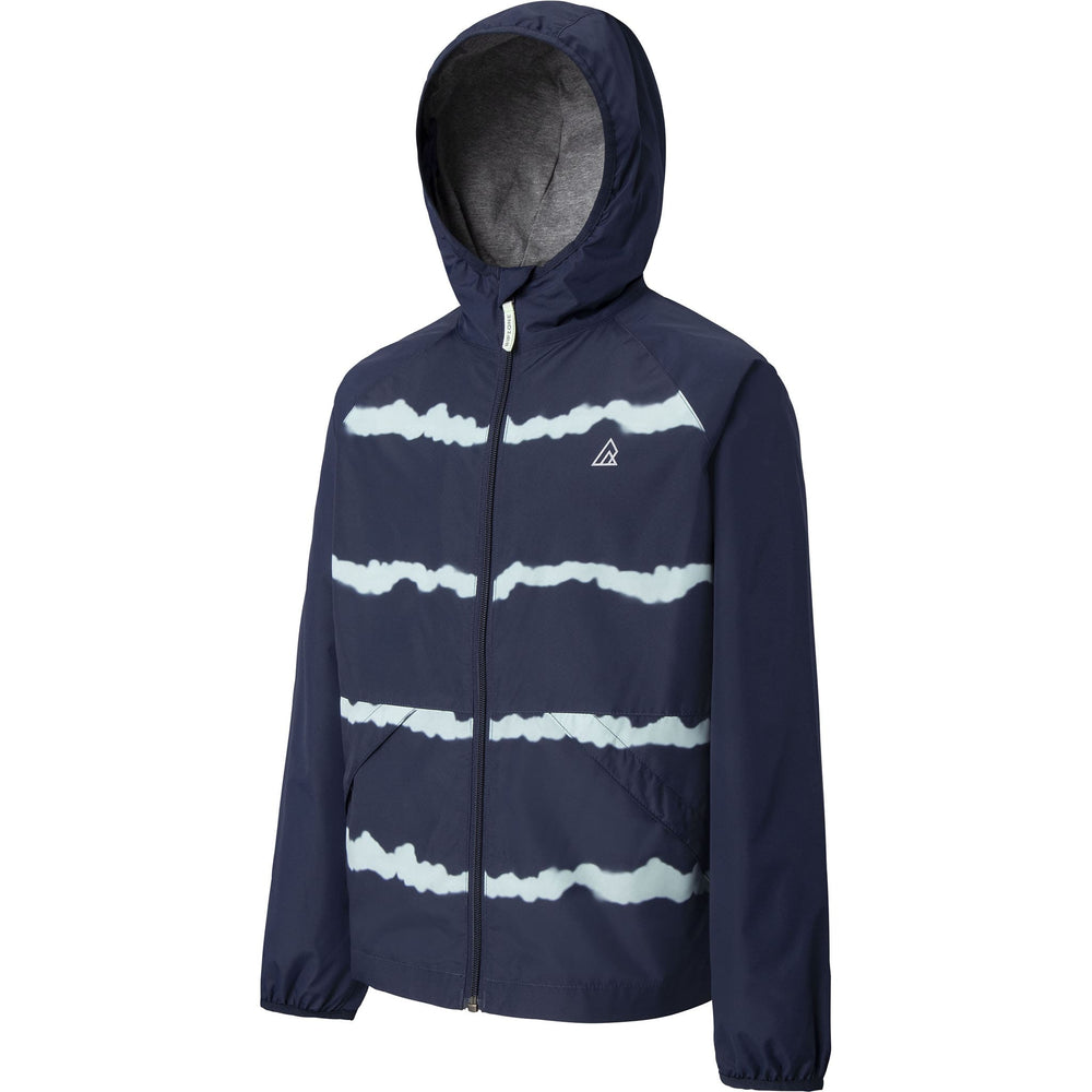 Polar Ripzone Ripzone Boy's Oakland Lightweight Windbreaker - Black Iris Tie Dye