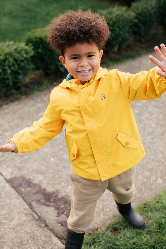 Boys yellow rain jacket best sale