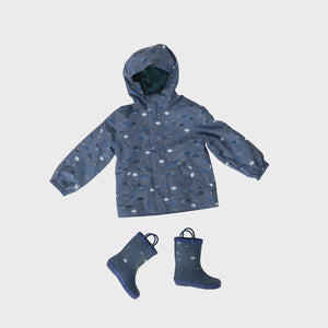 
            
                Load and play video in Gallery viewer, Ripzone Toddler Neil Rain Boot - Coastal Fjord
            
        
